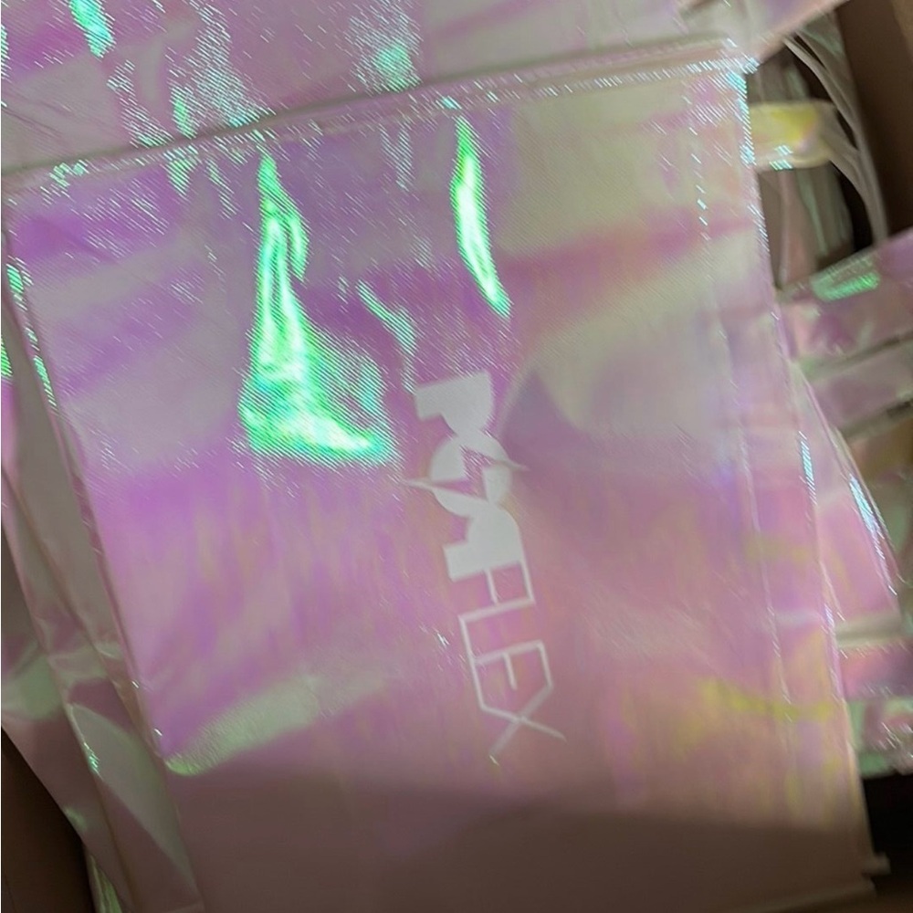 POPFLEX Pink Shimmering Tote Bag